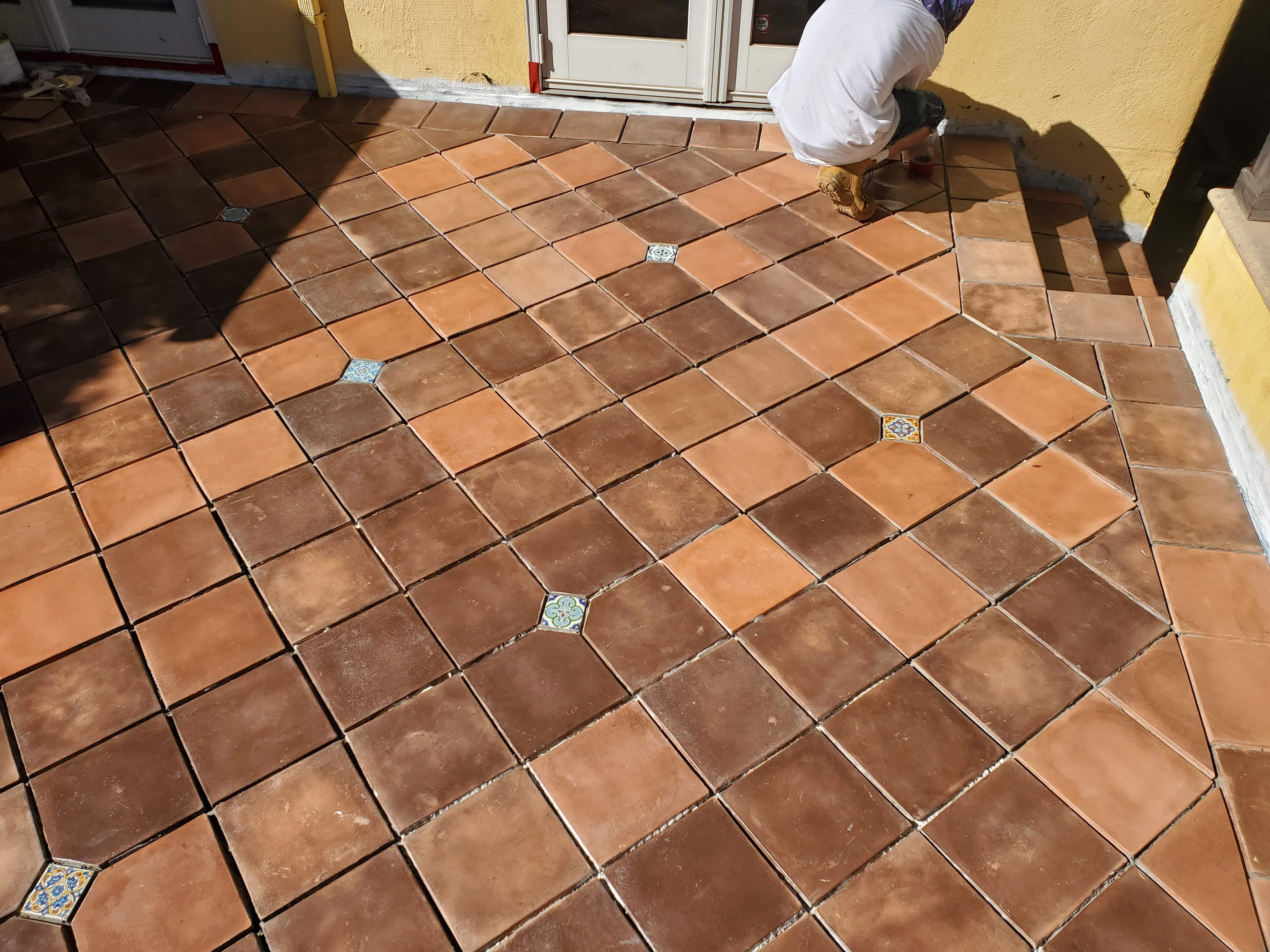 Spanish tile deck