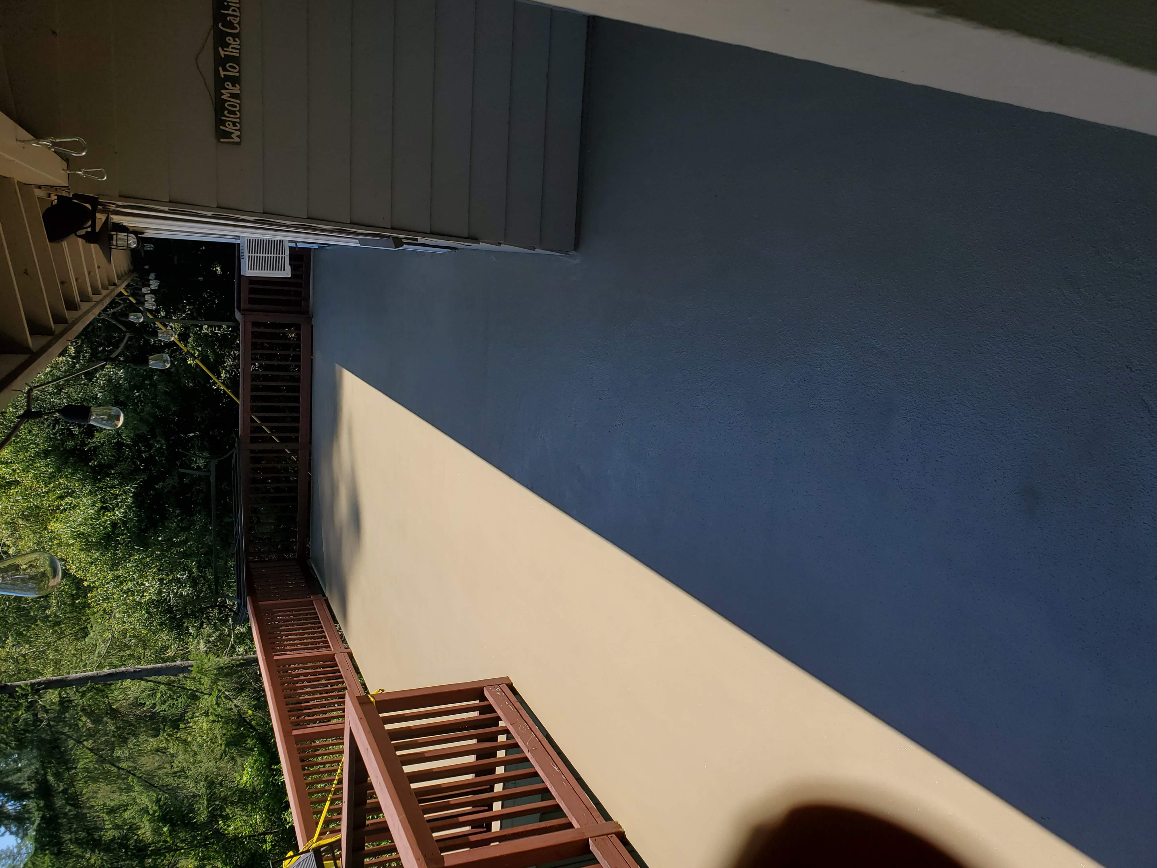 A completed urethane deck in San Rafael, Marin County, CA